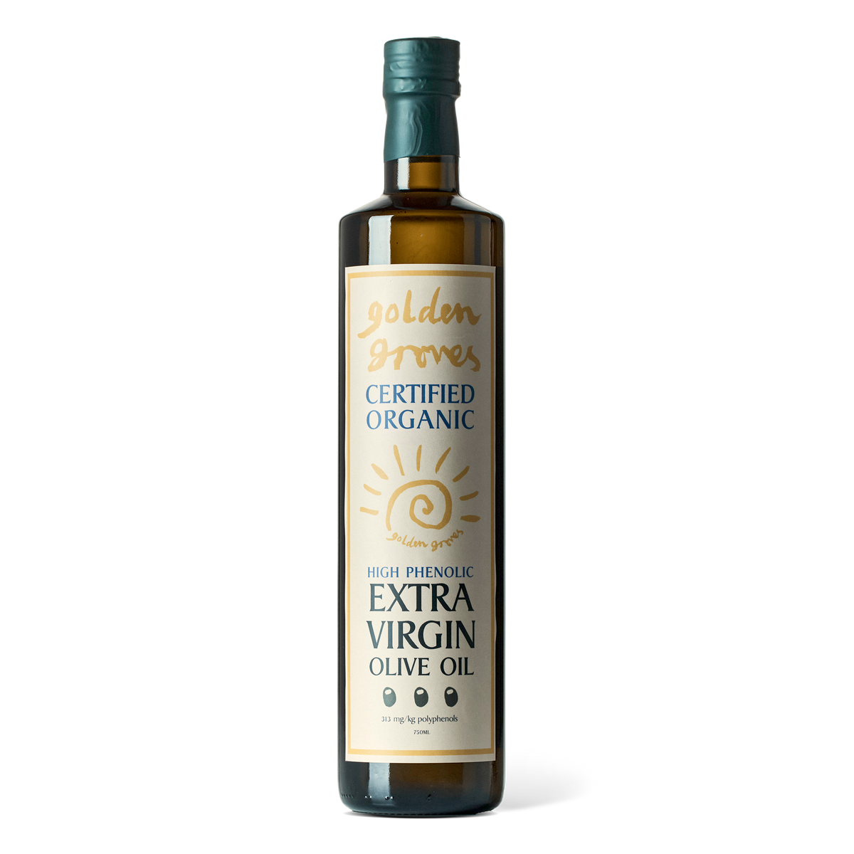 750ml Golden Groves Organic Extra Virgin Olive Oil