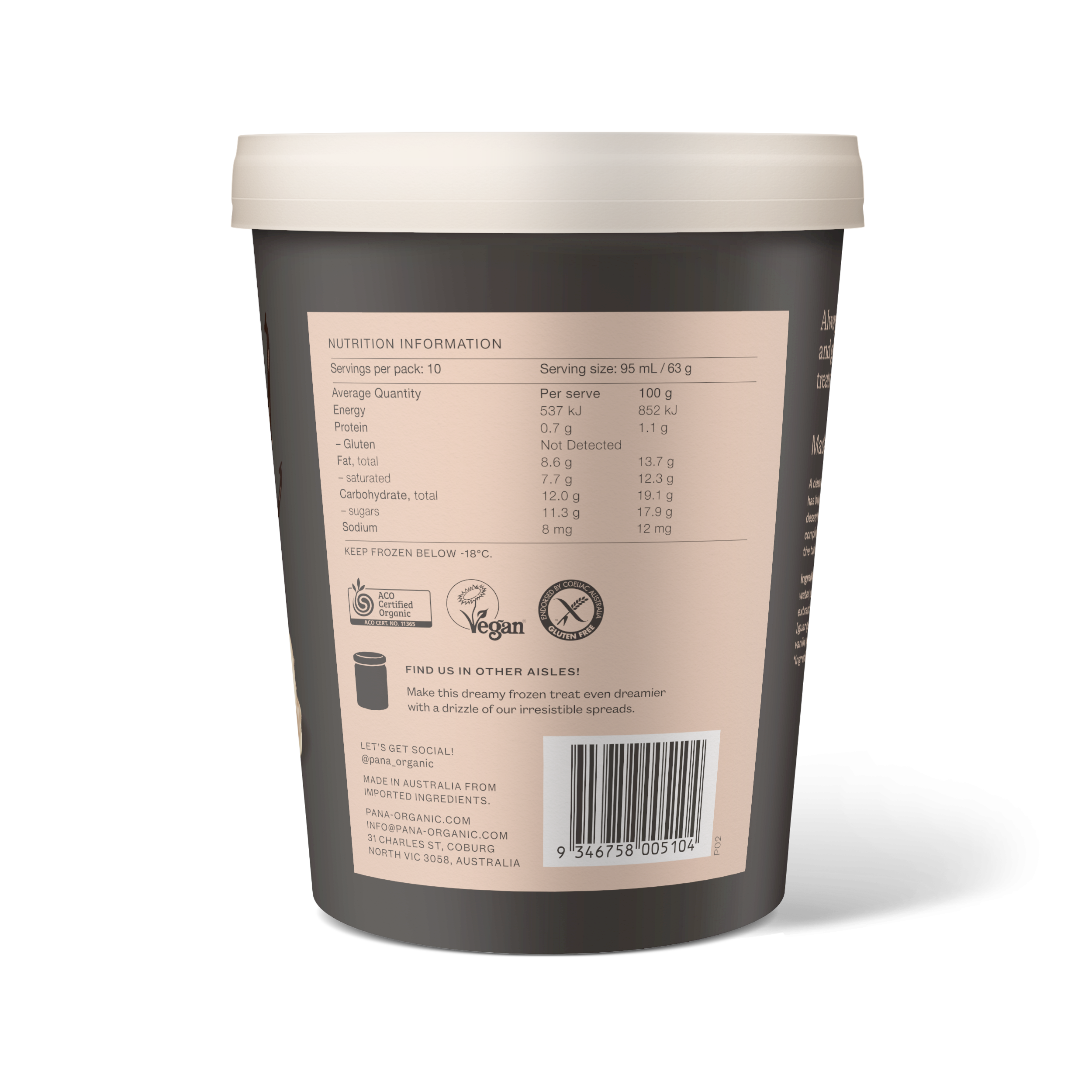 Madagascan Vanilla Bean Frozen Treat