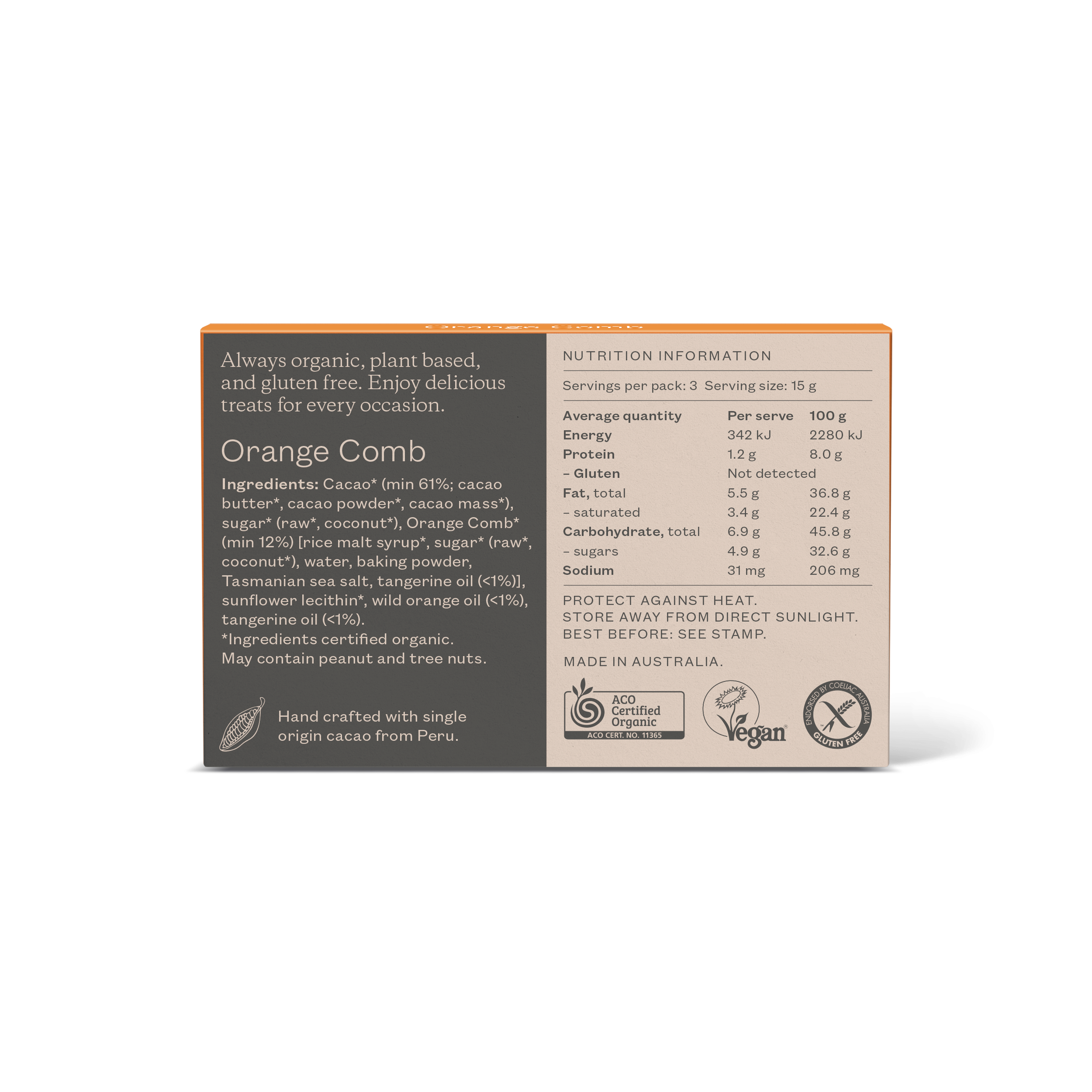 Orange Comb Chocolate