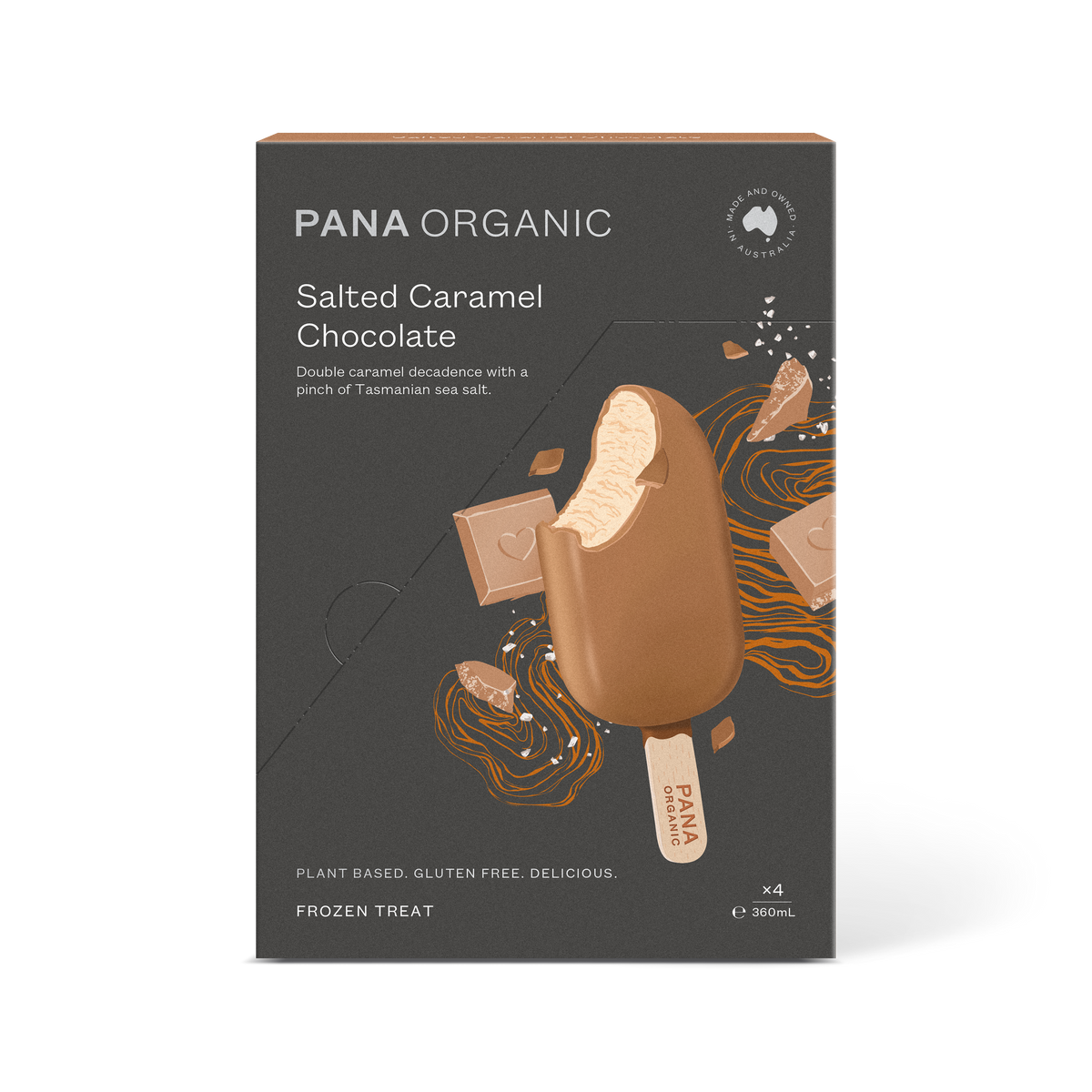 Salted Caramel Frozen Sticks
