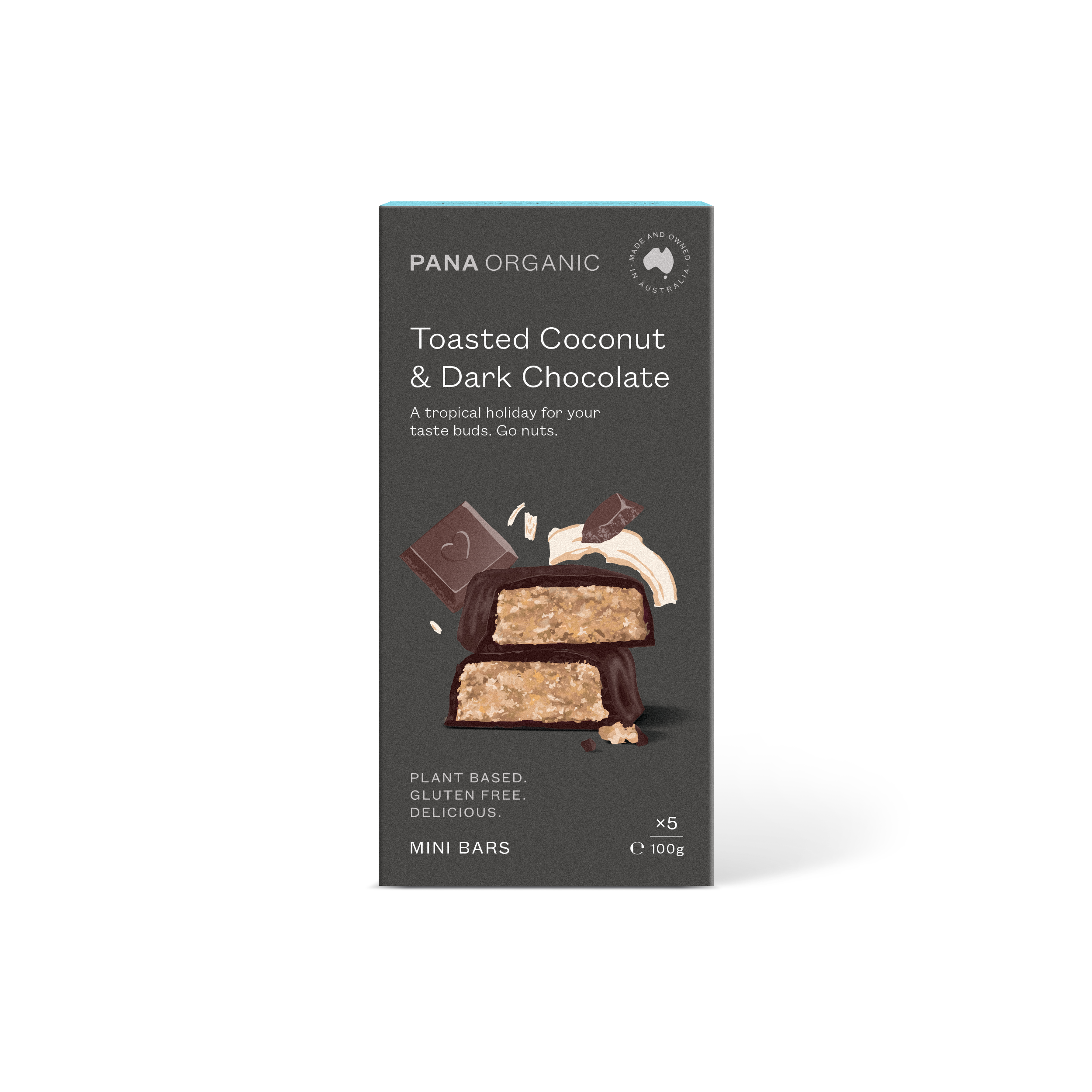 Toasted Coconut & Dark Chocolate Bars