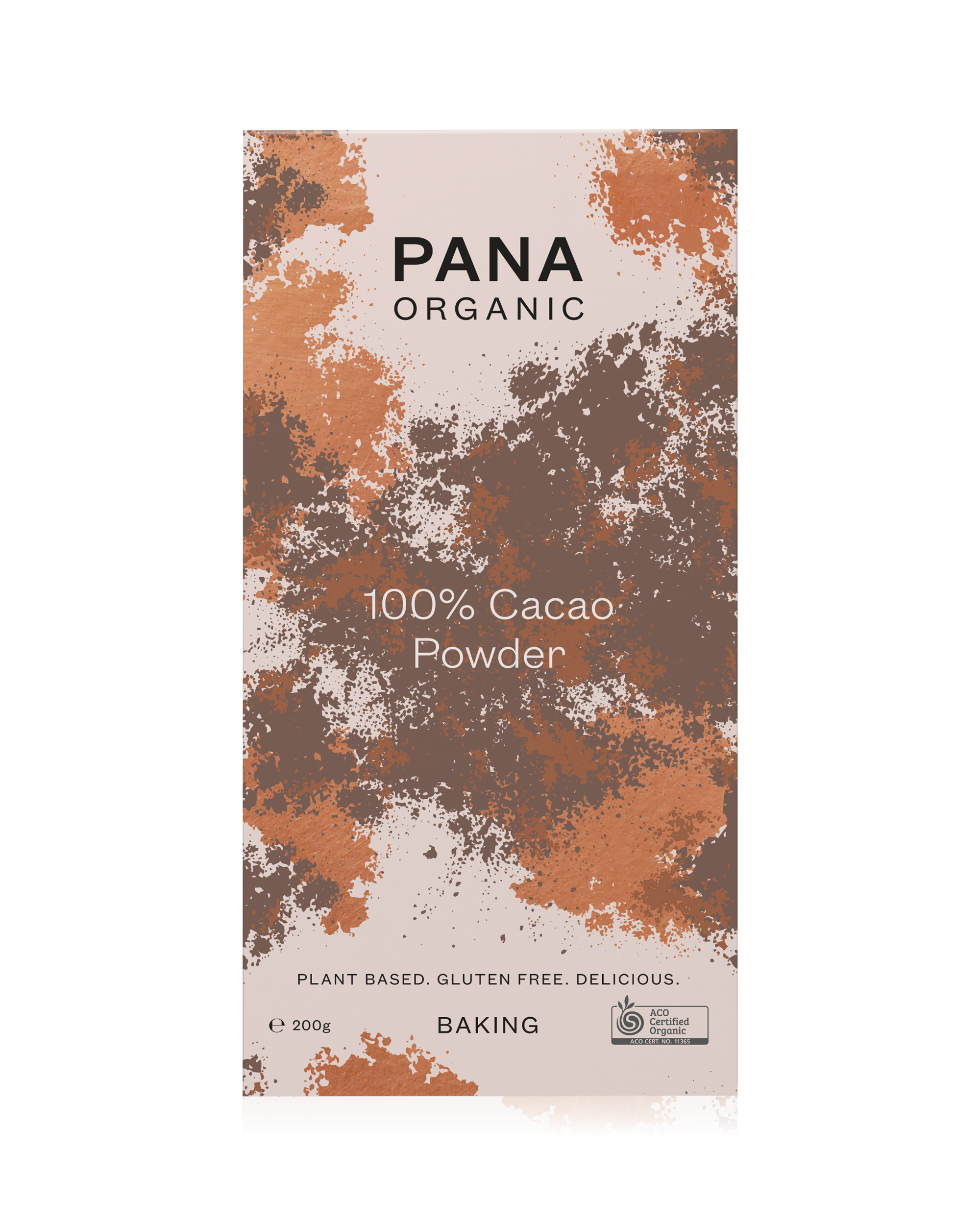 Pure organic raw cacao powder, rich in antioxidants and full of intense chocolate flavour.