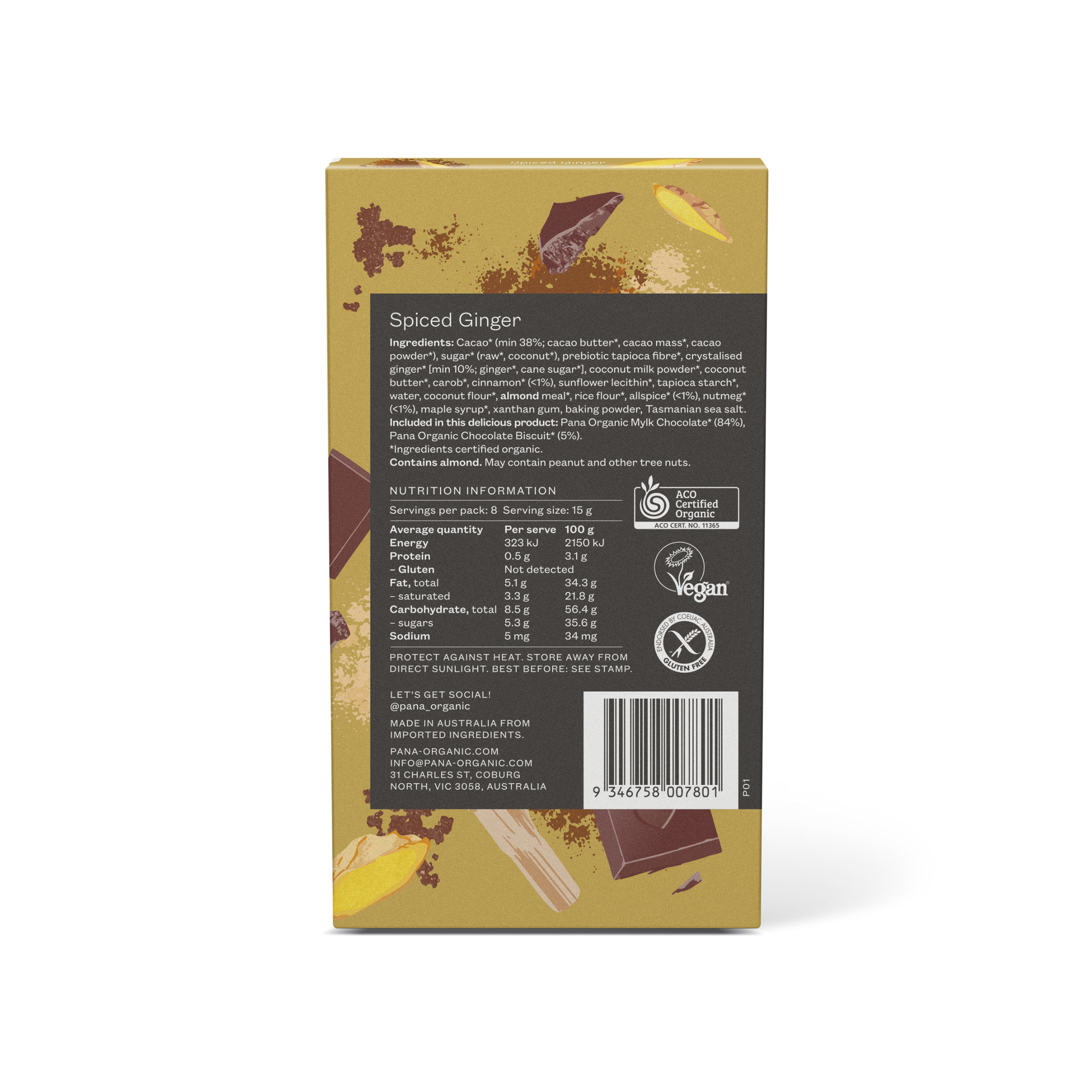 Spiced Ginger Chocolate Block – Limited Edition