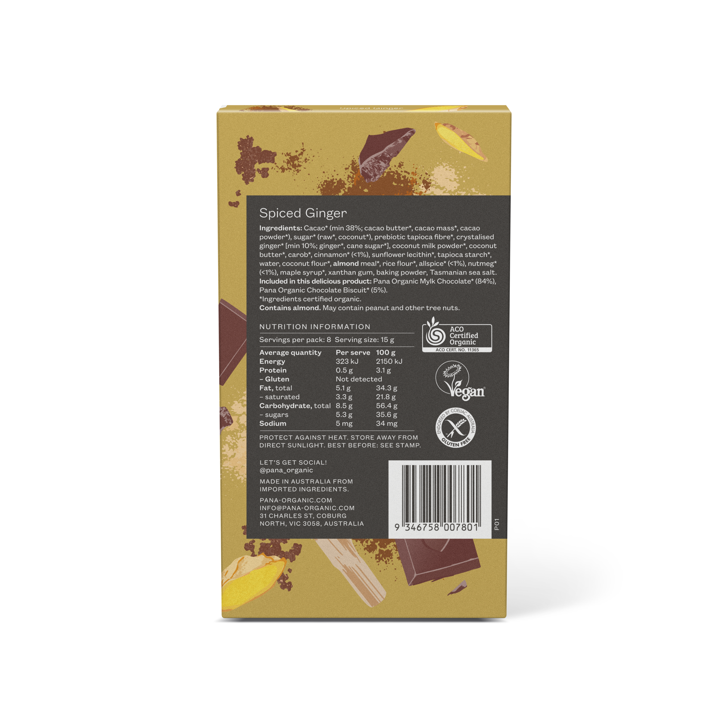 Spiced Ginger Chocolate Block – Limited Edition