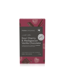 Sour Cherry & Madagascan Vanilla Chocolate Block - Limited Edition