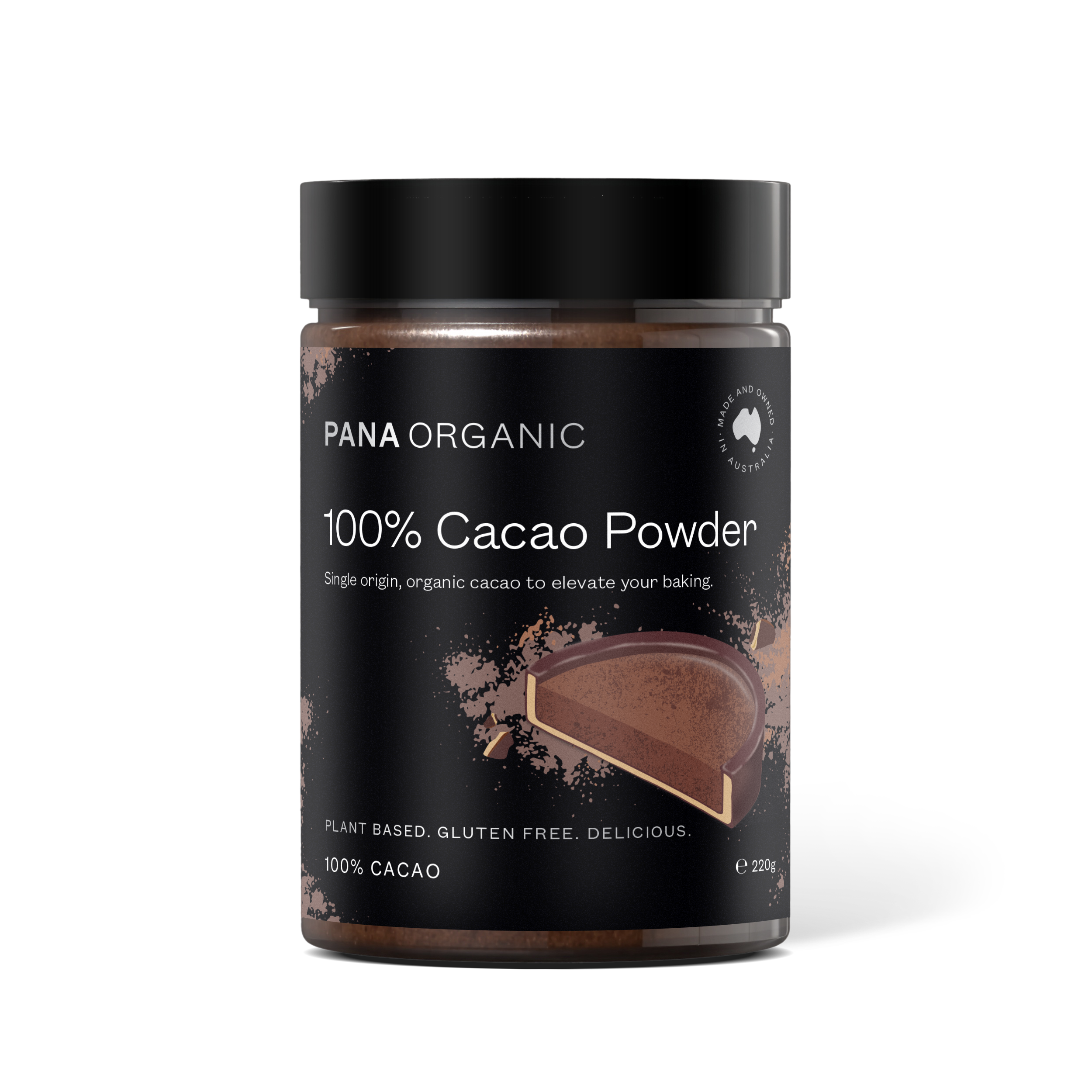 100% Pure Cacao Powder - 220g Jar