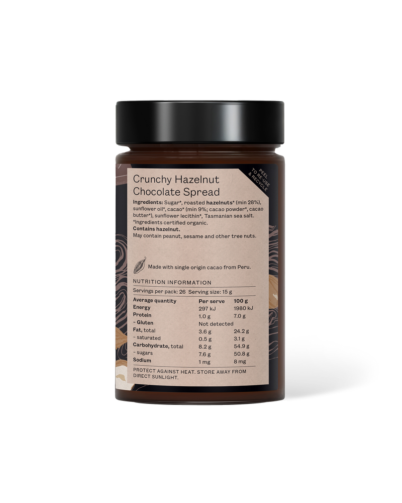 Crunchy Hazelnut Chocolate Spread