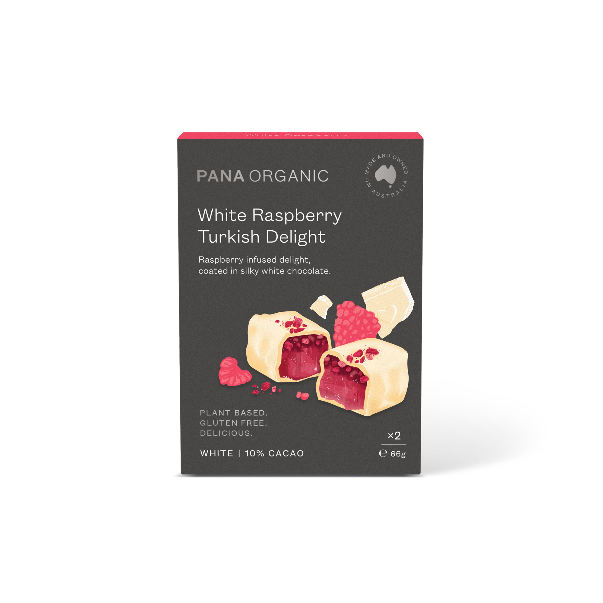 Raspberry & White Chocolate Turkish Delight
