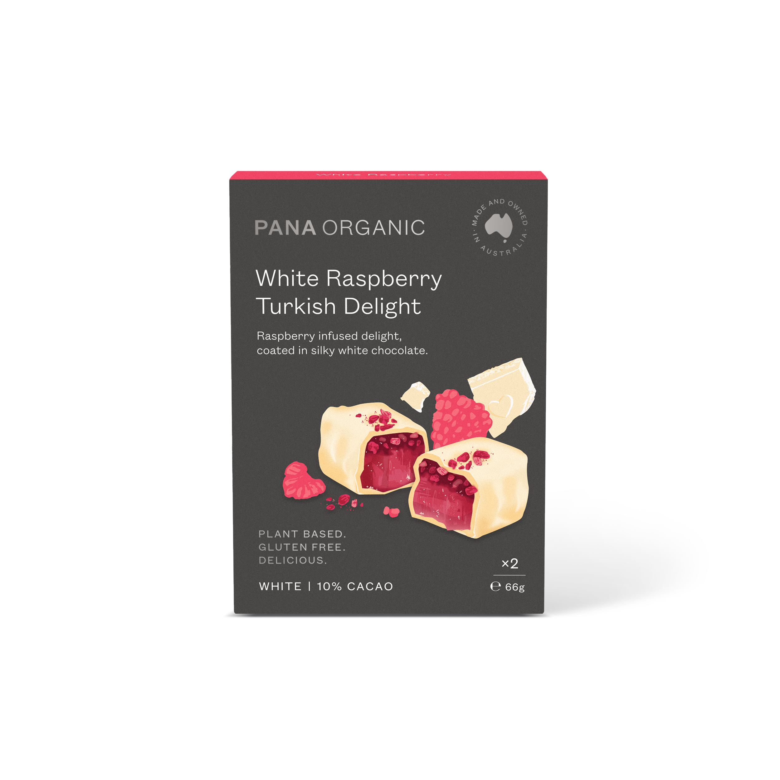 Raspberry & White Chocolate Turkish Delight