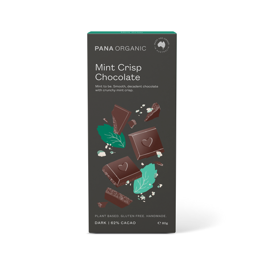 80g Mint Crisp Dark Chocolate