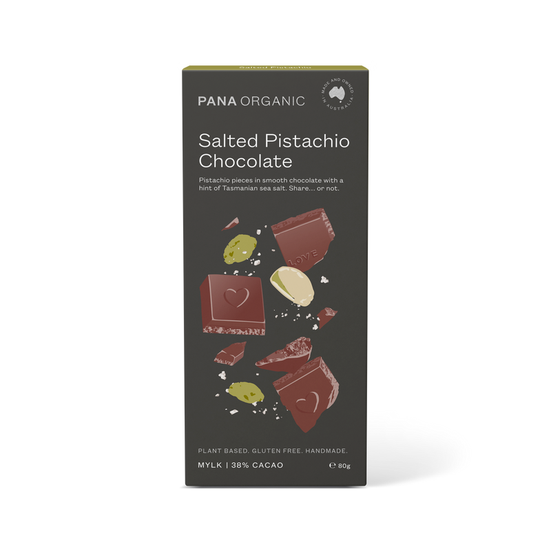 80g Salted Pistachio Mylk Chocolate