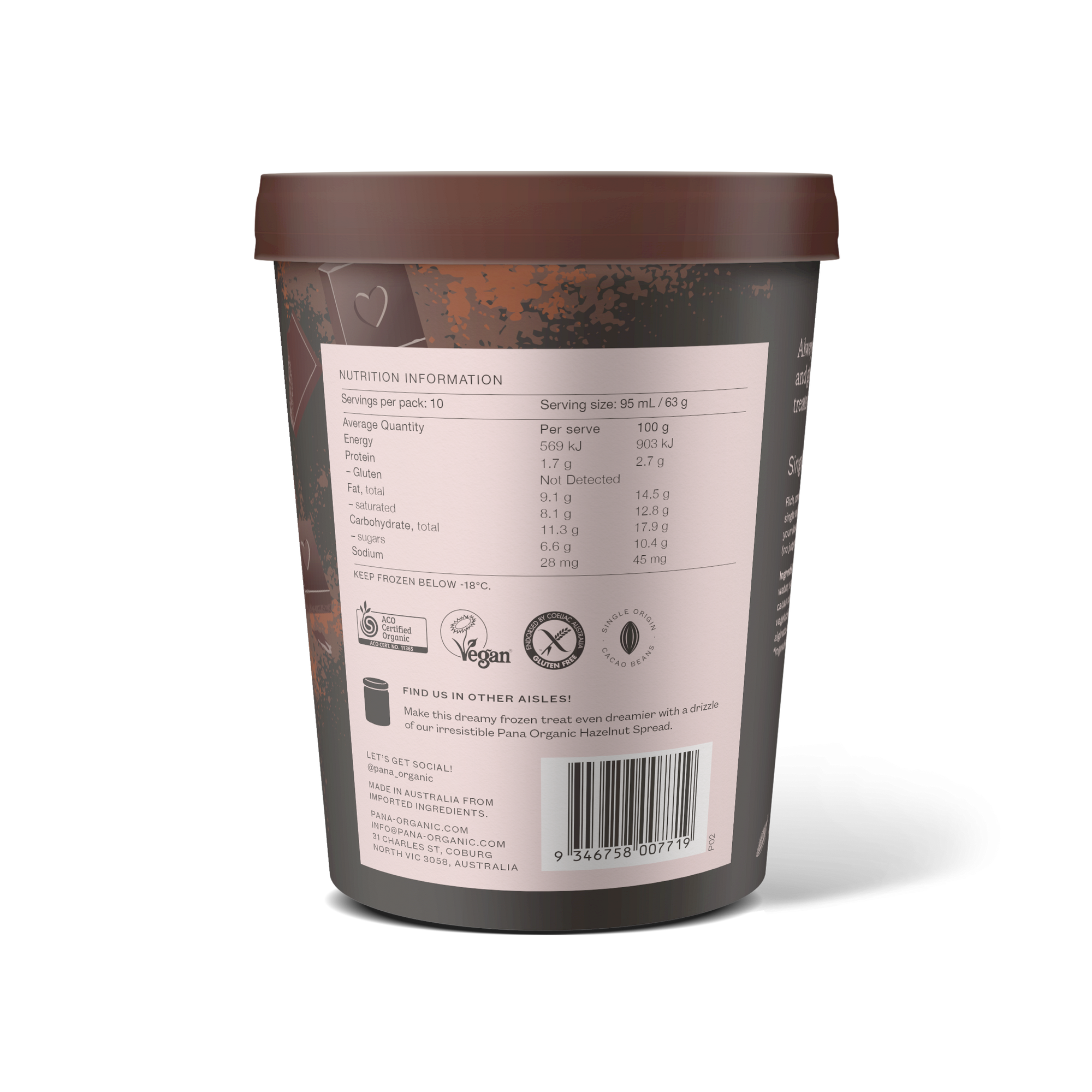 Single Origin Chocolate Frozen Treat
