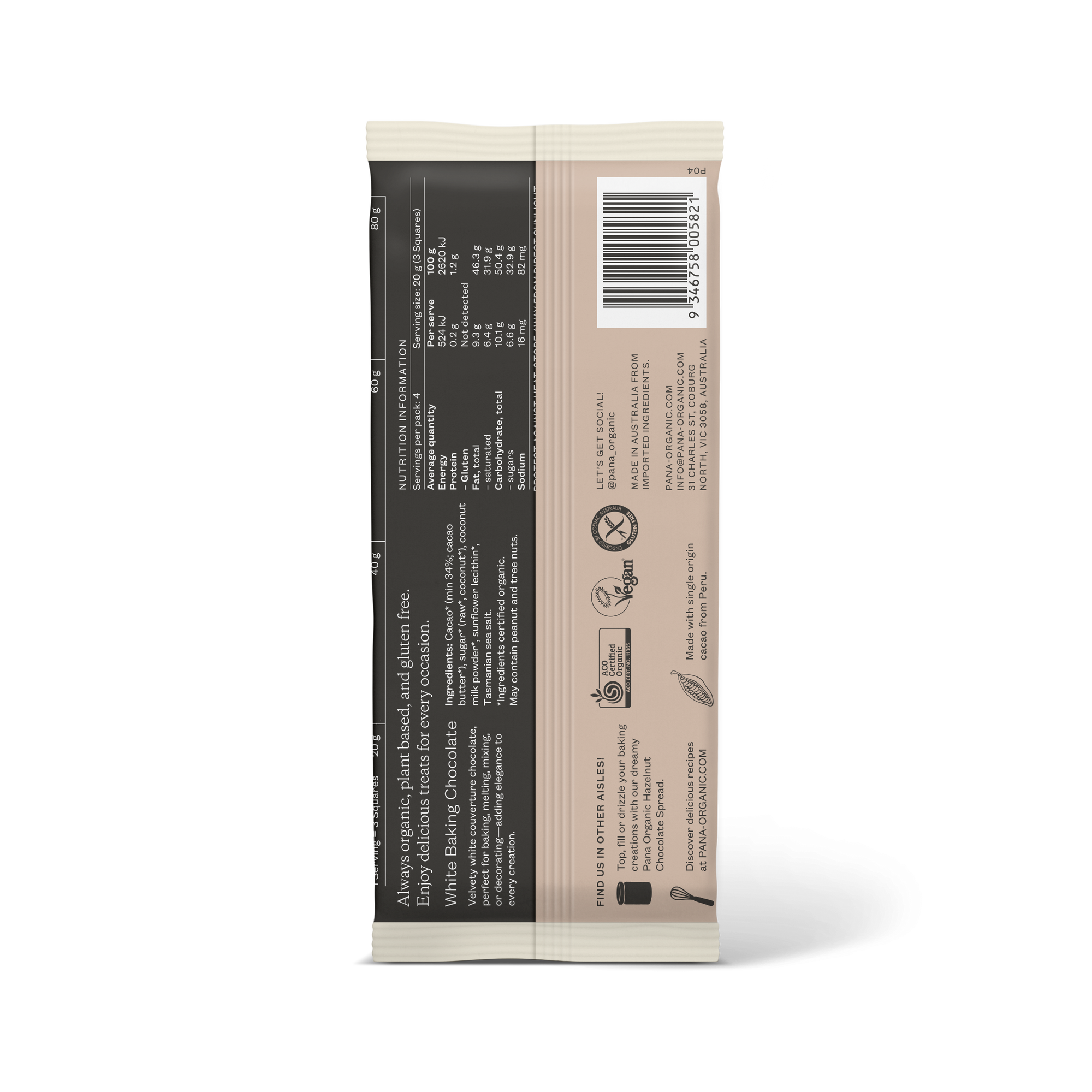 White Baking Couverture Chocolate