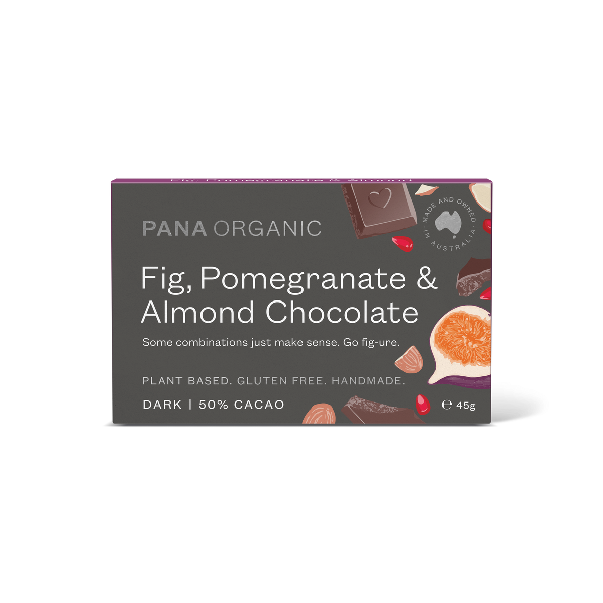 Fig, Pomegranate & Almond Chocolate