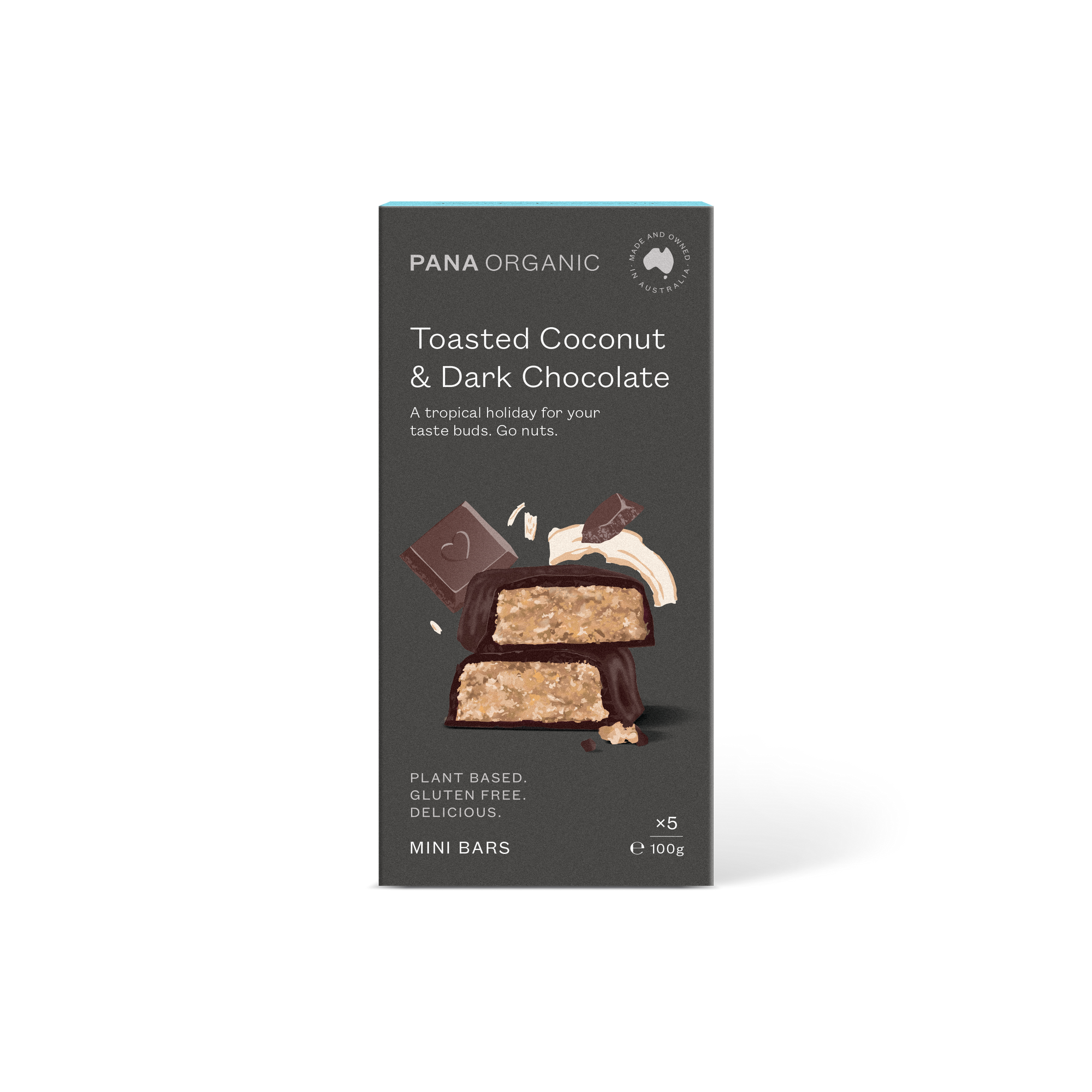 Toasted Coconut & Dark Chocolate Bars
