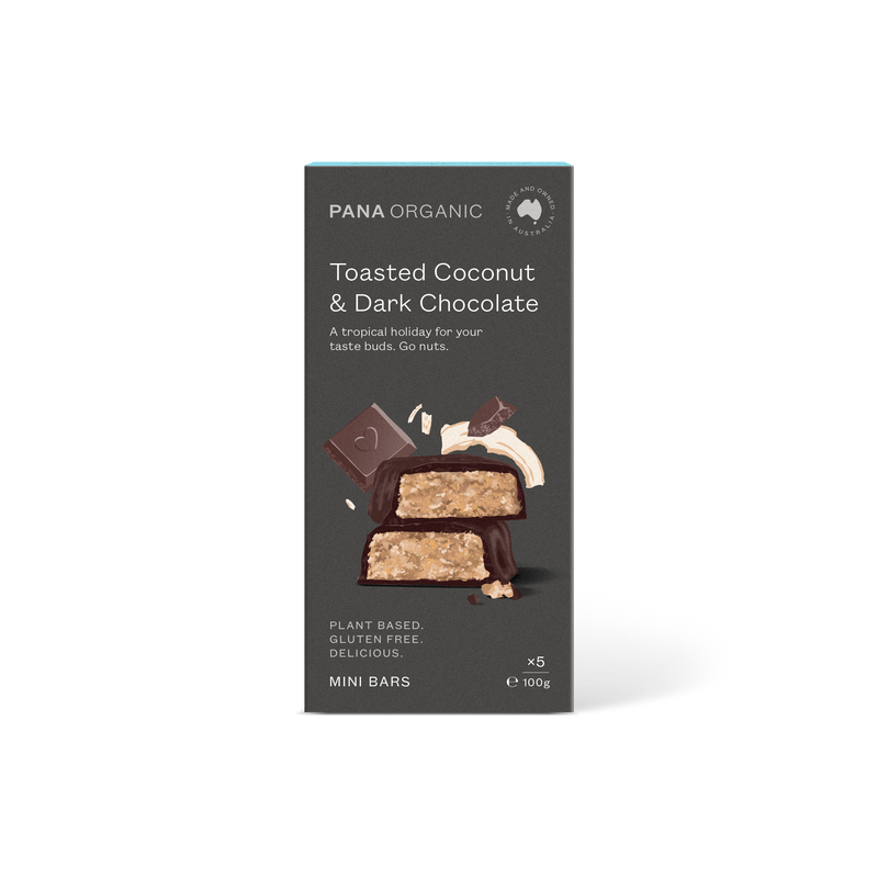Toasted Coconut & Dark Chocolate Bars