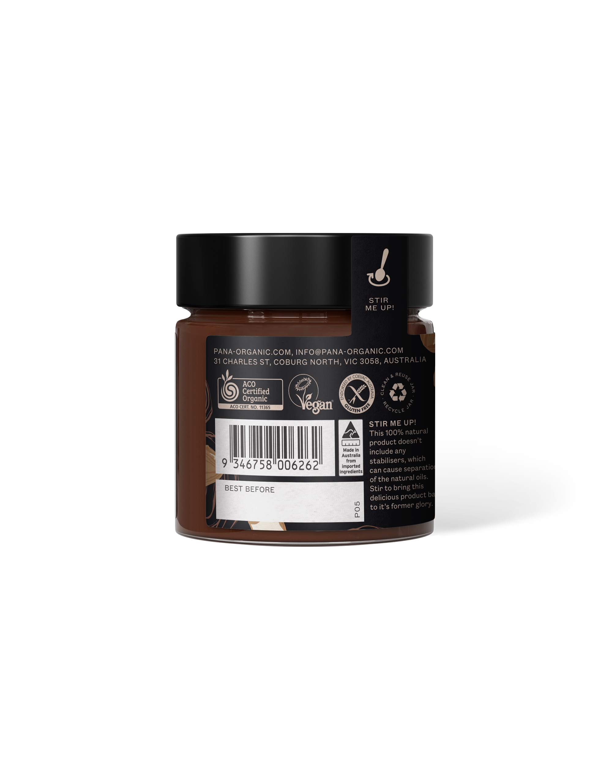 HAZELNUT CHOCOLATE SPREAD. PLANT BASED. NO NASTIES
