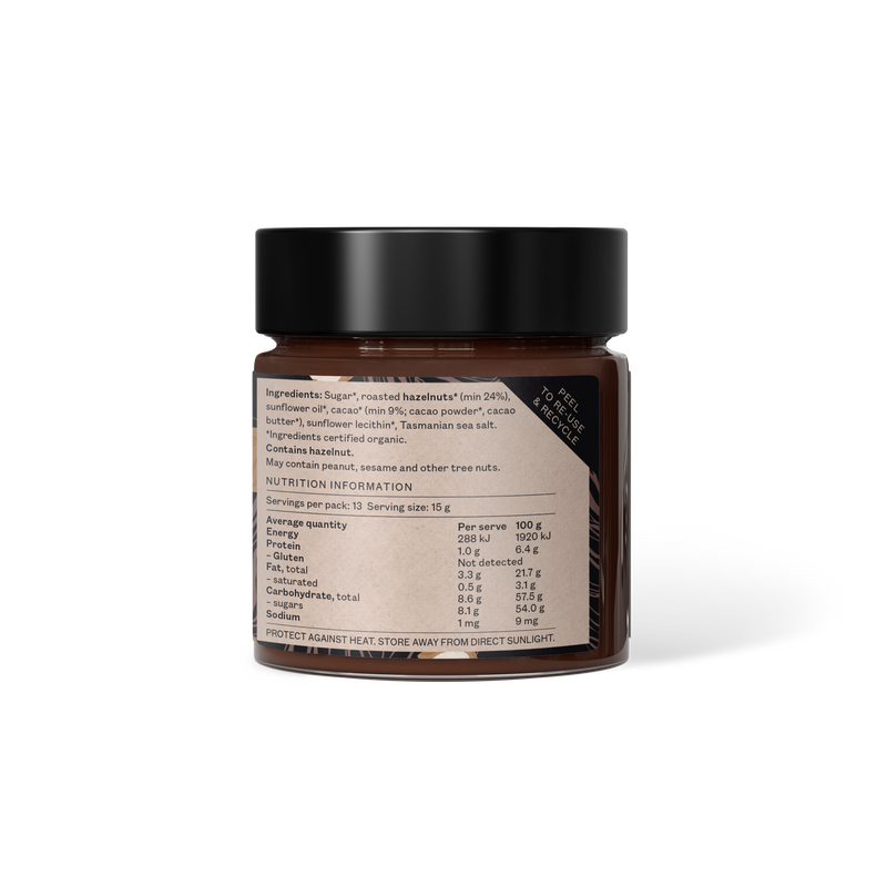 Smooth Hazelnut Chocolate Spread