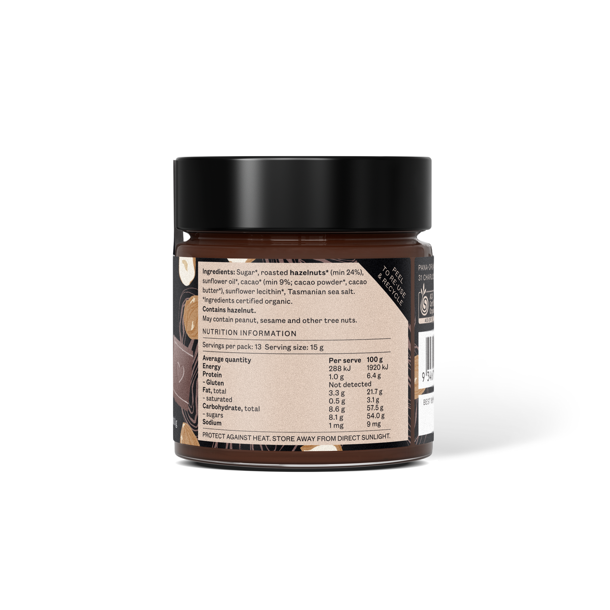Smooth Hazelnut Chocolate Spread