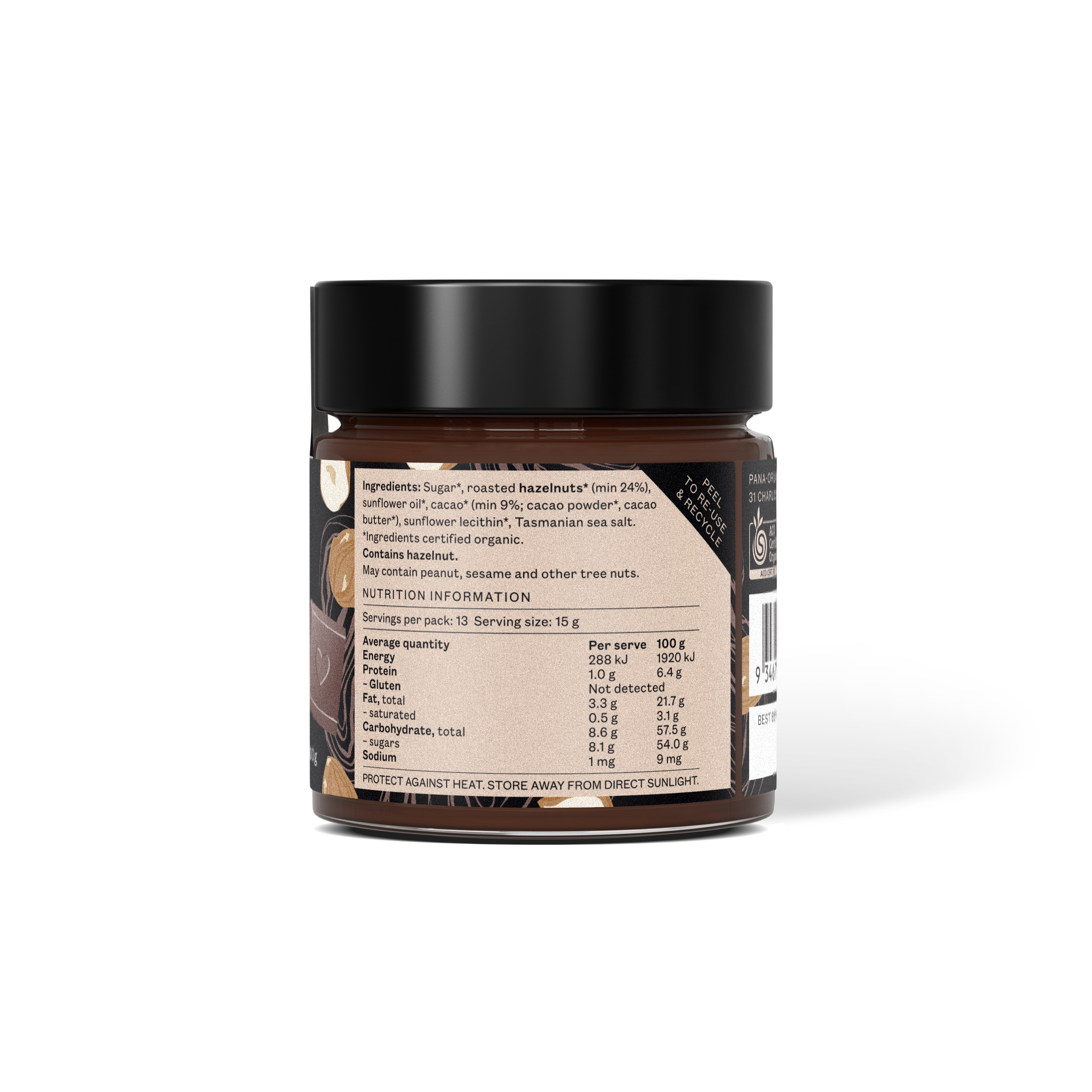 Smooth Hazelnut Chocolate Spread