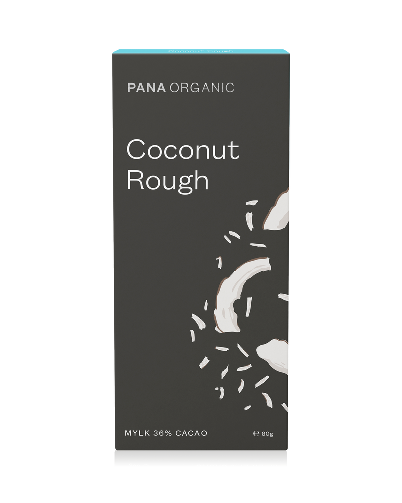 A tropical delight featuring smooth mylk chocolate with delicate toasted coconut flakes.