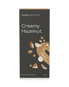 Creamy mylk chocolate mixed with pure hazelnut paste and roasted hazelnut pieces for a nutty indulgence.