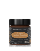 A delicious plant-based hazelnut chocolate spread with crunchy roasted organic hazelnuts.