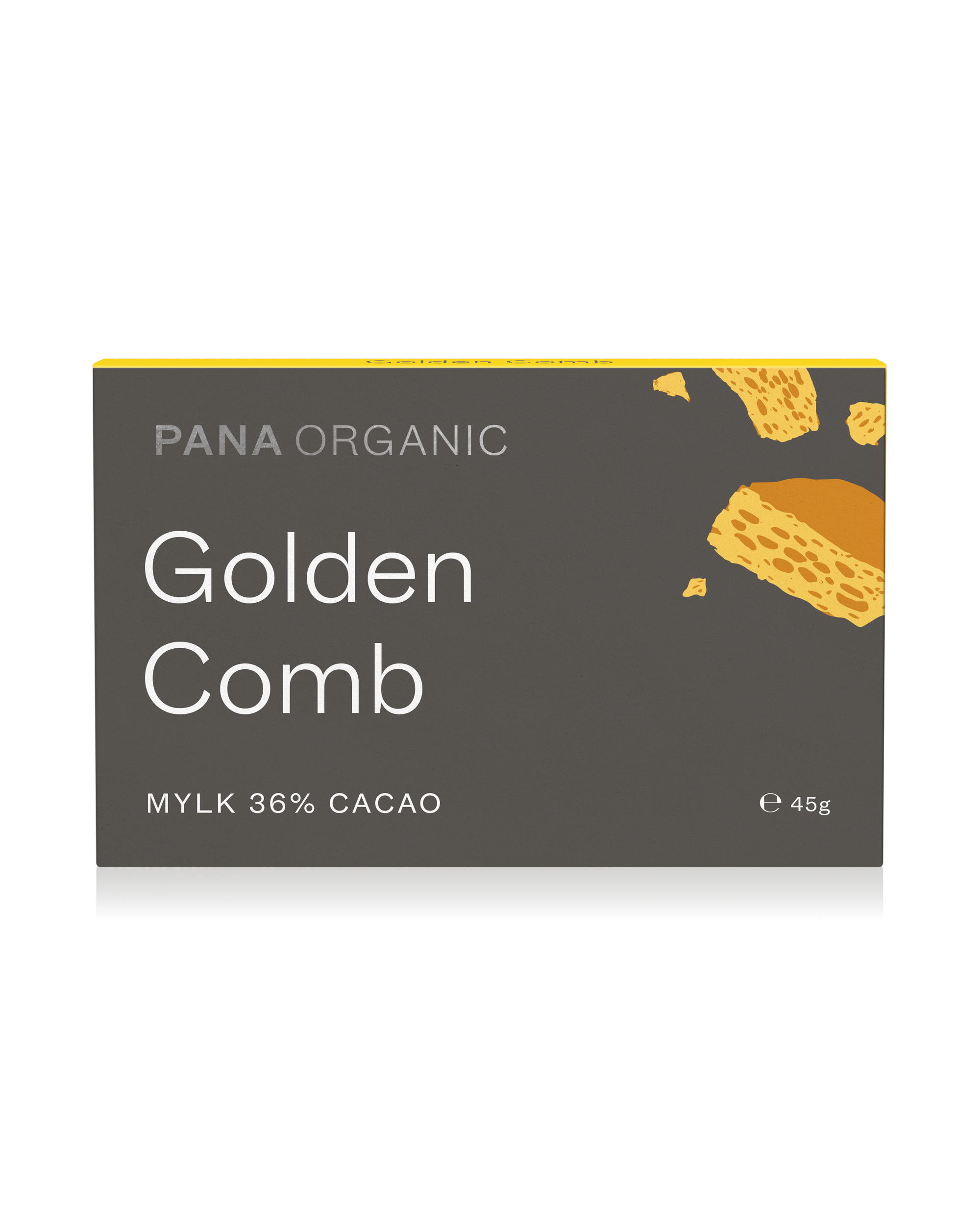 A crunchy golden honeycomb chocolate with smooth Pana chocolate