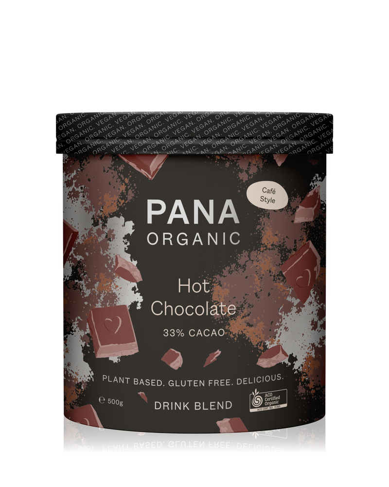 A smooth and sweet 33% cacao hot chocolate blend, perfect for cozy moments.