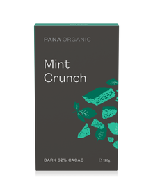 A rich, crunchy dark chocolate with a refreshing minty twist.