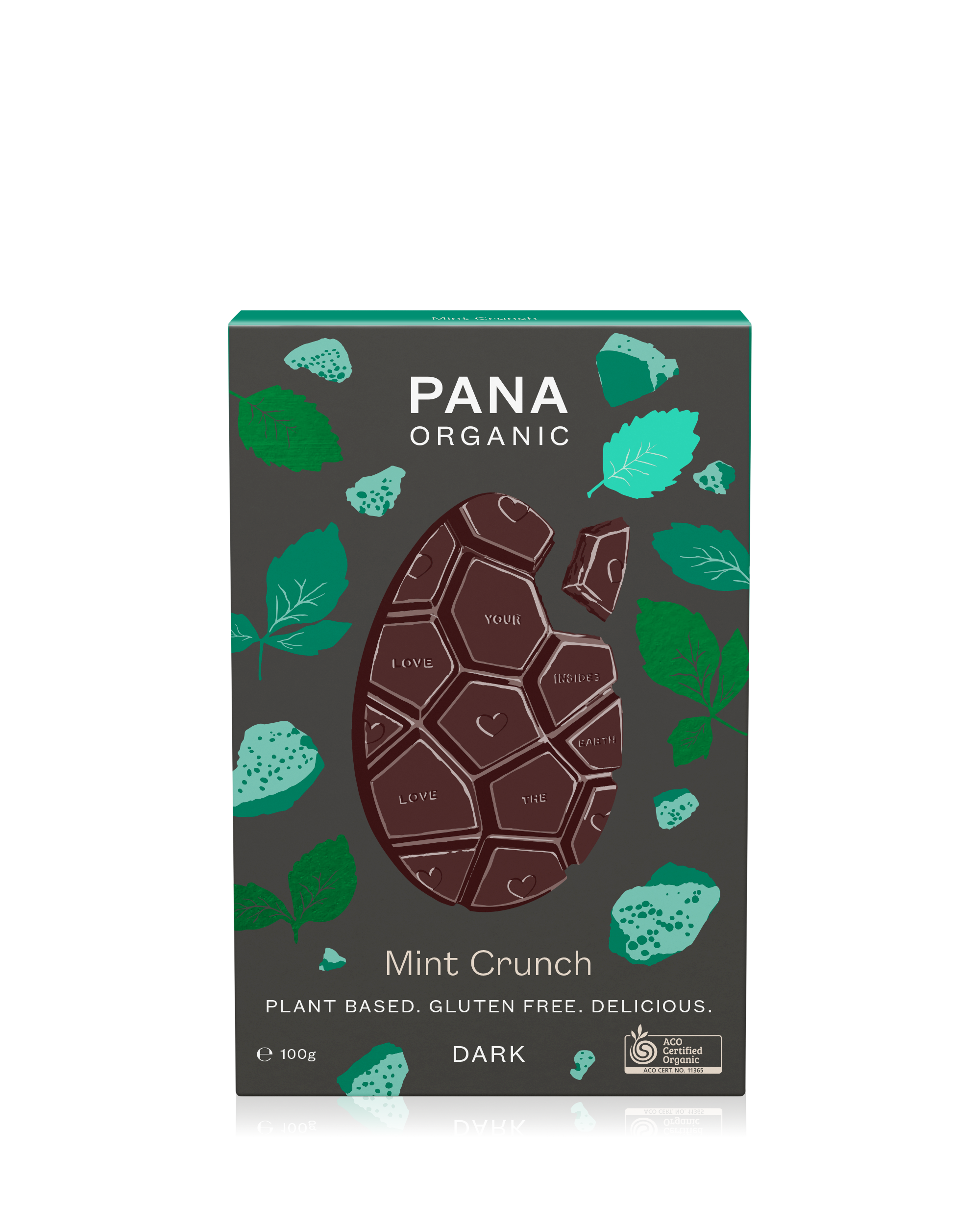 A sustainable flat chocolate bar made with smooth mylk chocolate and crunchy golden honeycomb pieces, crafted with cacao powder and minimal packaging for an eco-friendly indulgence.