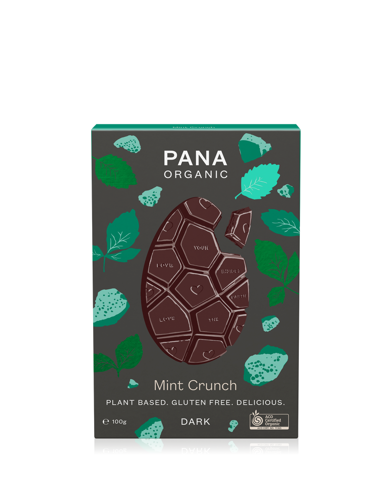 A sustainable flat chocolate bar made with smooth mylk chocolate and crunchy golden honeycomb pieces, crafted with cacao powder and minimal packaging for an eco-friendly indulgence.