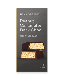 A blend of peanut caramel and dark chocolate for a rich and chewy treat.