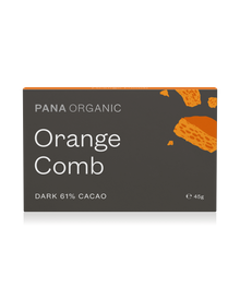 A crunchy and sweet plant-based chocolate infused with natural orange flavor.