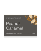 Velvety caramel chocolate blended with crunchy organic peanuts for the perfect sweet and nutty bite.