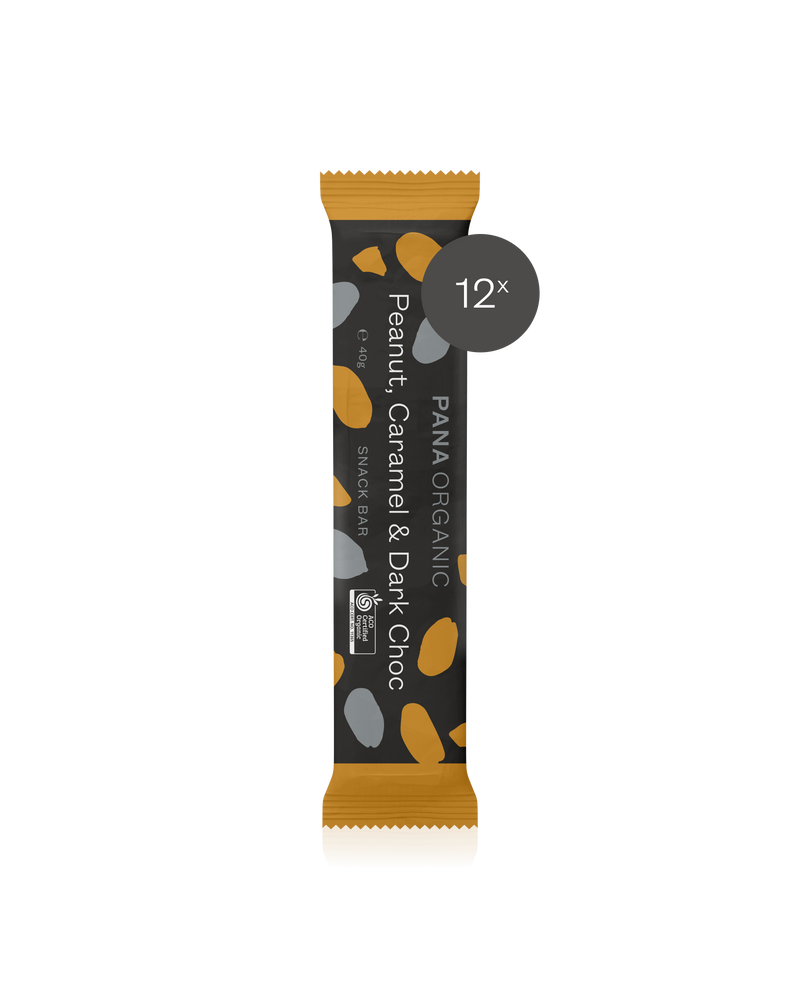 Peanut, Caramel & Dark Choc 12 x Bars Bundle - SAVE 50% OFF - Stock near best before