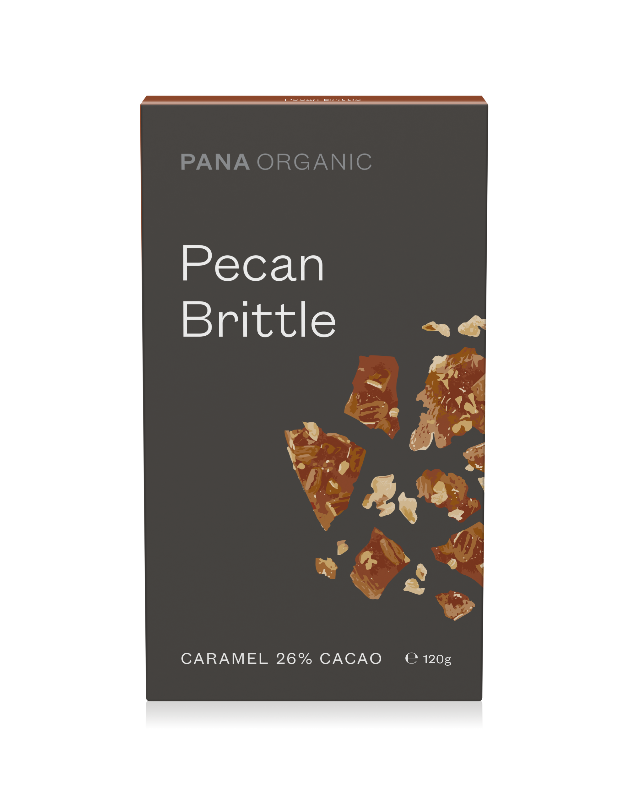 A sweet and nutty pecan brittle infused with rich chocolate.