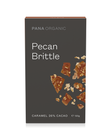 A sweet and nutty pecan brittle infused with rich chocolate.