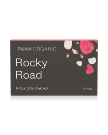 A plant-based and gluten-free rocky road chocolate treat.