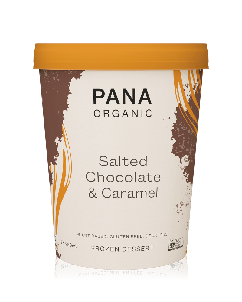 A luscious chocolate coconut base with sweet caramel notes, creating a perfect balance of sweet and salty flavors.
