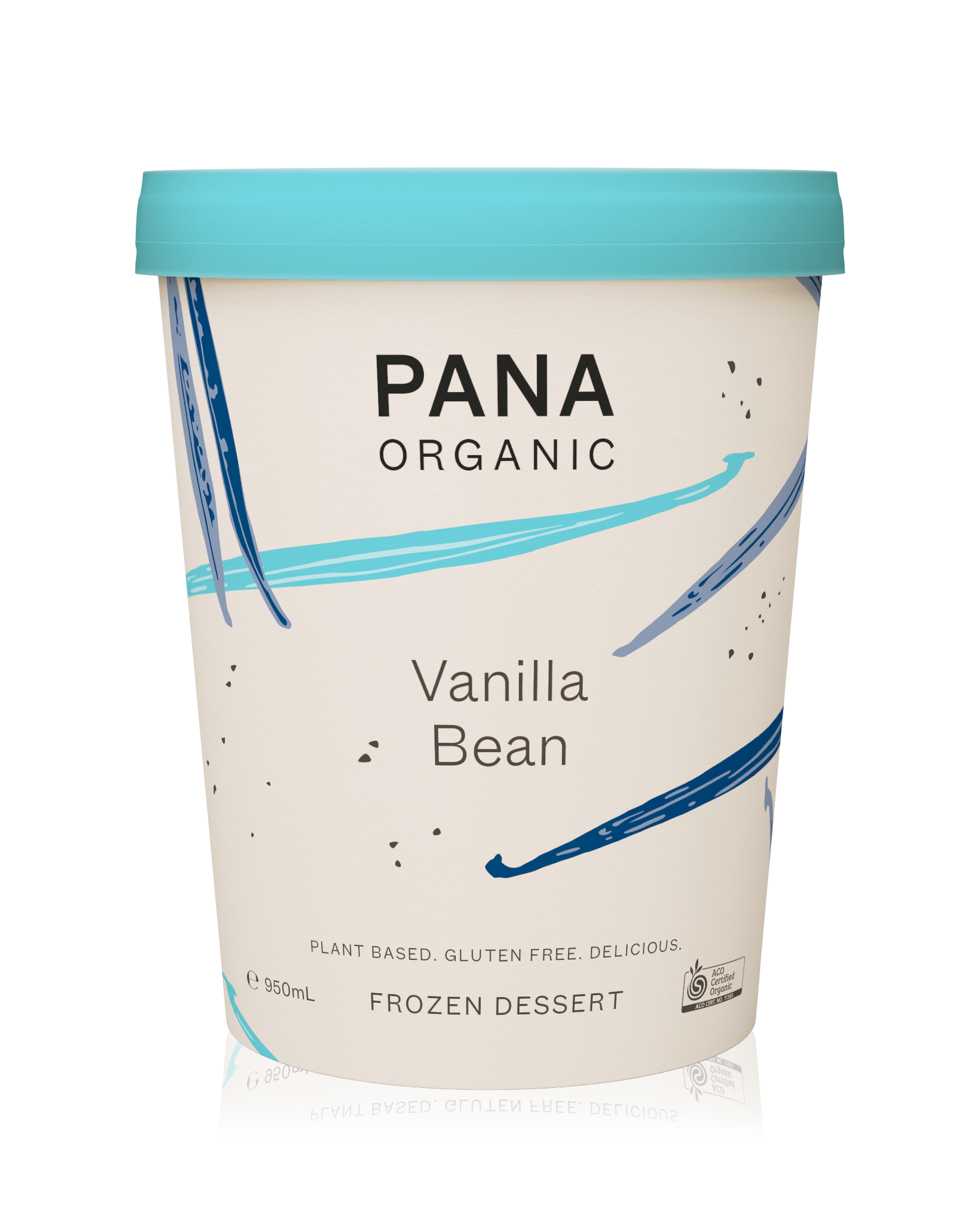 A smooth and creamy coconut-based frozen dessert infused with real vanilla bean. Certified vegan and gluten-free.