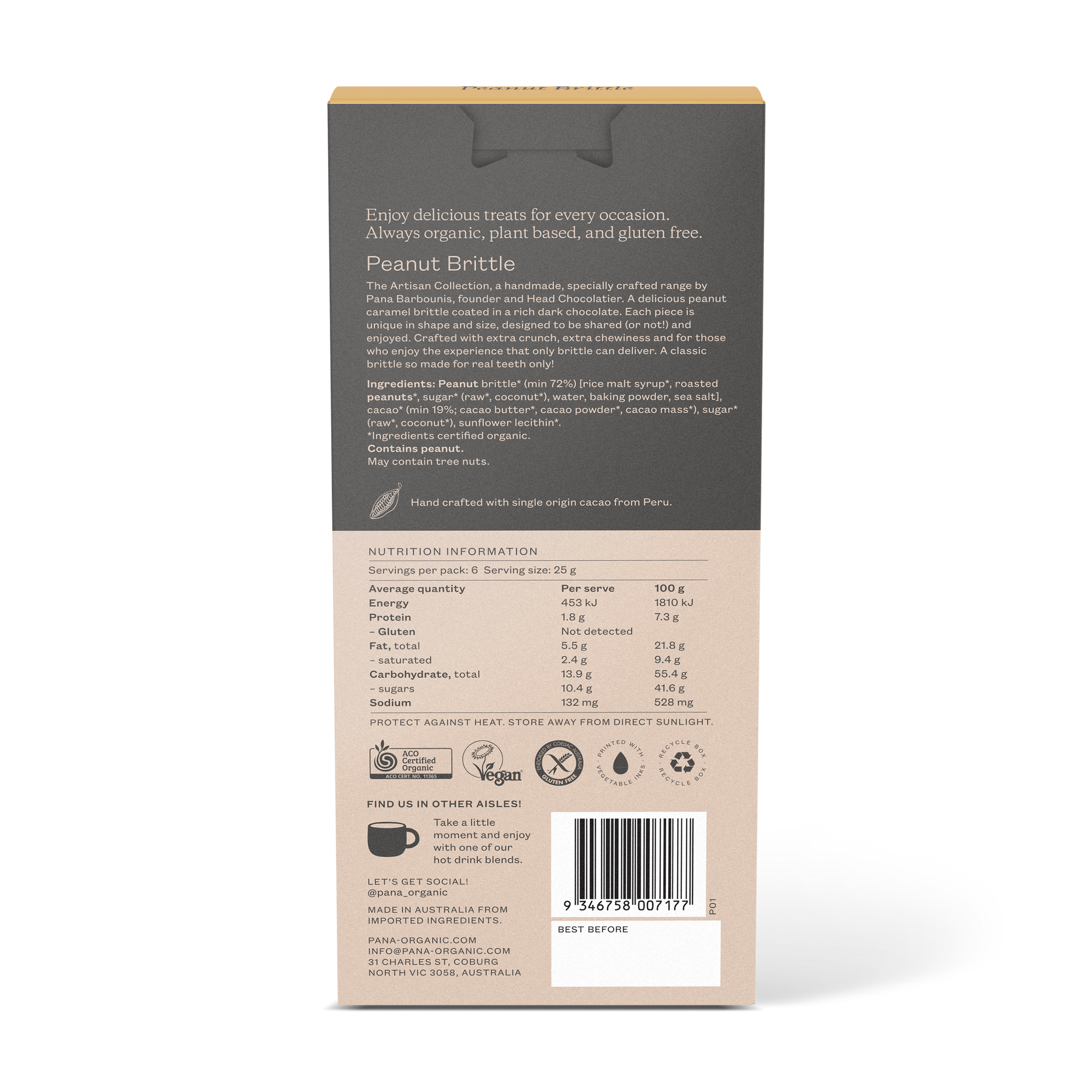 The Artisan Collection | Peanut Brittle Snaps