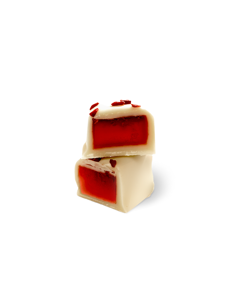 Raspberry & White Chocolate Turkish Delight