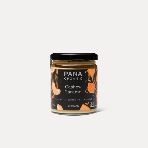 Cashew Caramel Spread - Pana-Organic-Cashwe-Caramel-front.-LRjpg